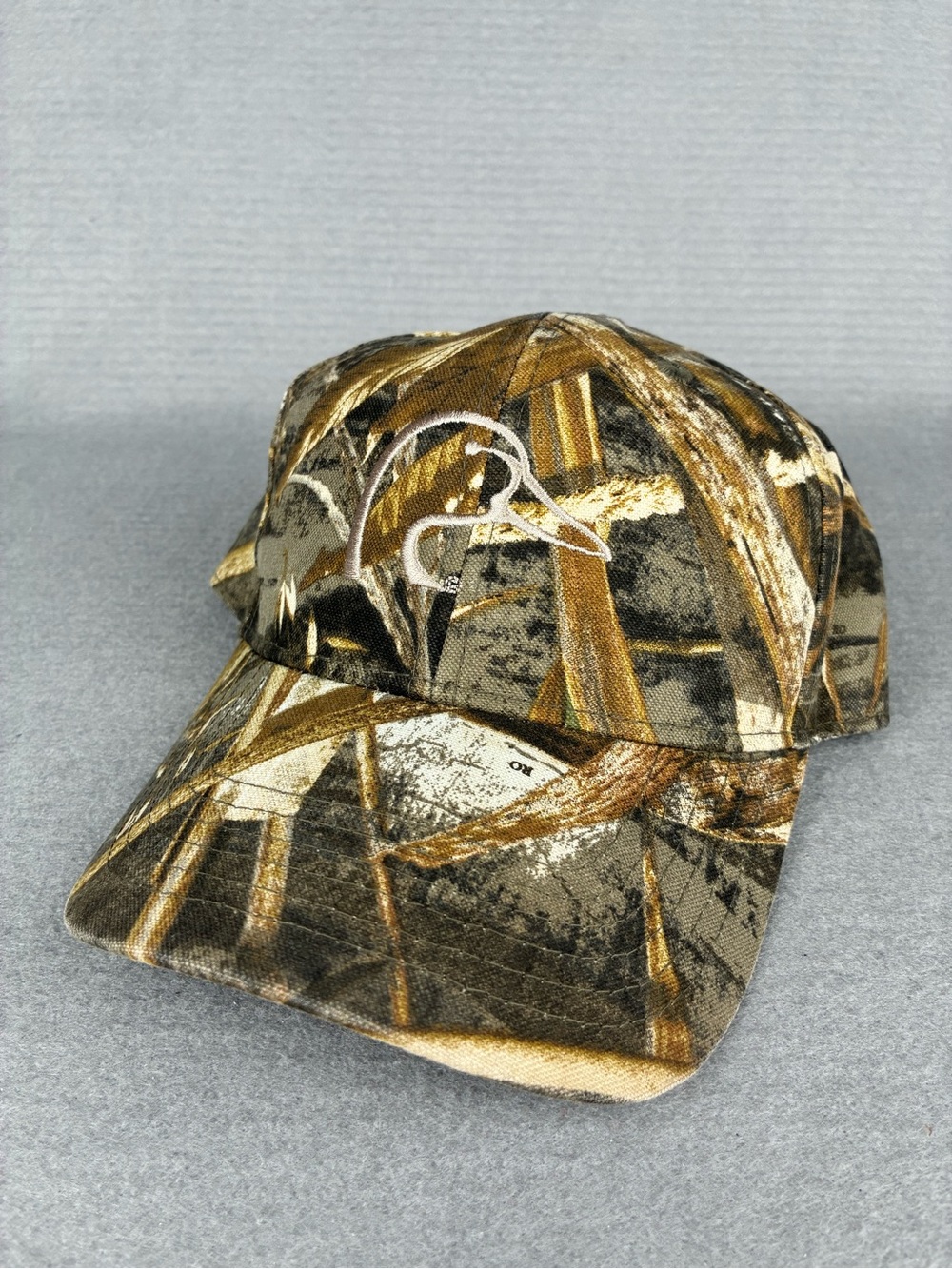 Ducks Unlimited Camouflage Hunting Cap Hat Embroidered Logo Velcro Gorpcore